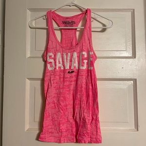 NWOT Women’s Savage tank top size small